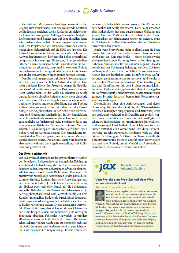 Mehr als 40 Seiten zu Wissen zu: Java, Software-Architektur und Software-Innovation.