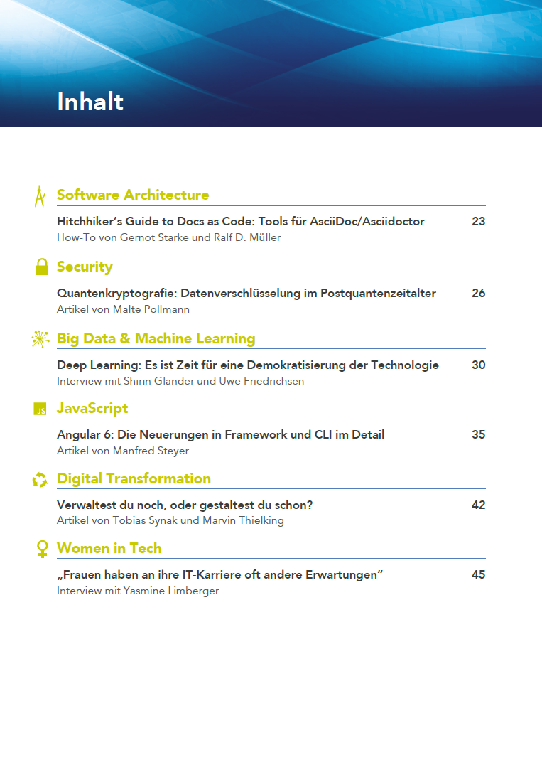 Inhaltsverzeichnis II