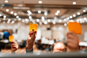 Photo von Post-Its in Power Workshop